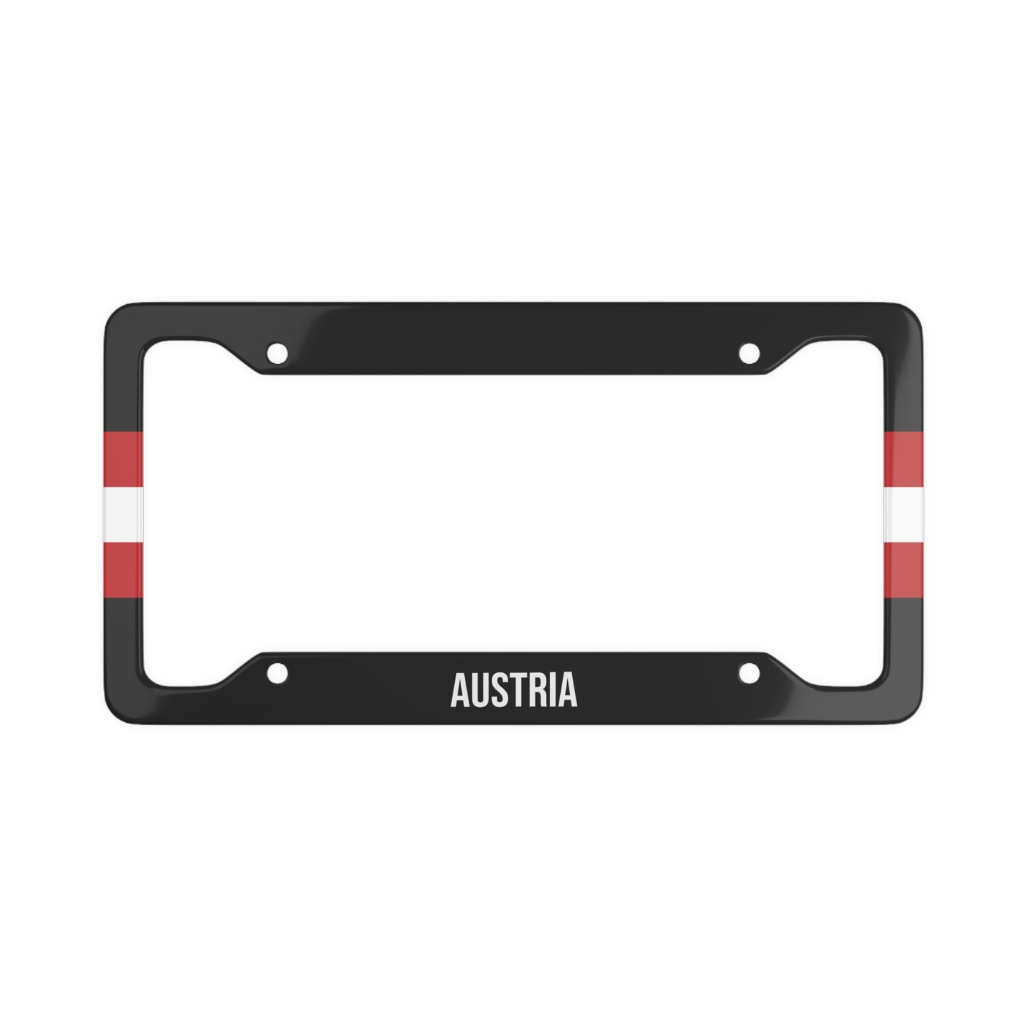 Austria Side Flag Car Plate Frame