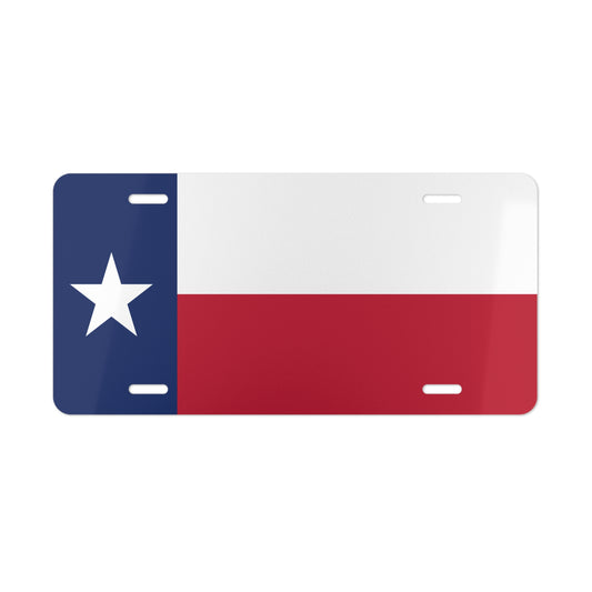 Texas State Flag, USA Vanity Plate