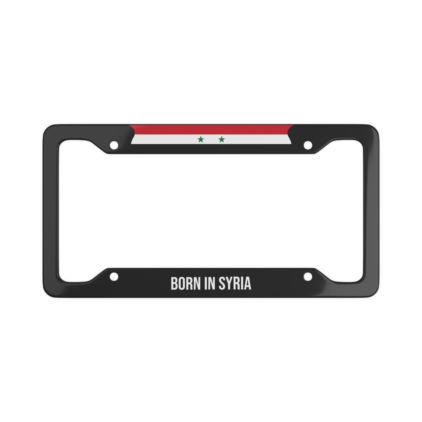 Born in Syria Premium License Plate Frame