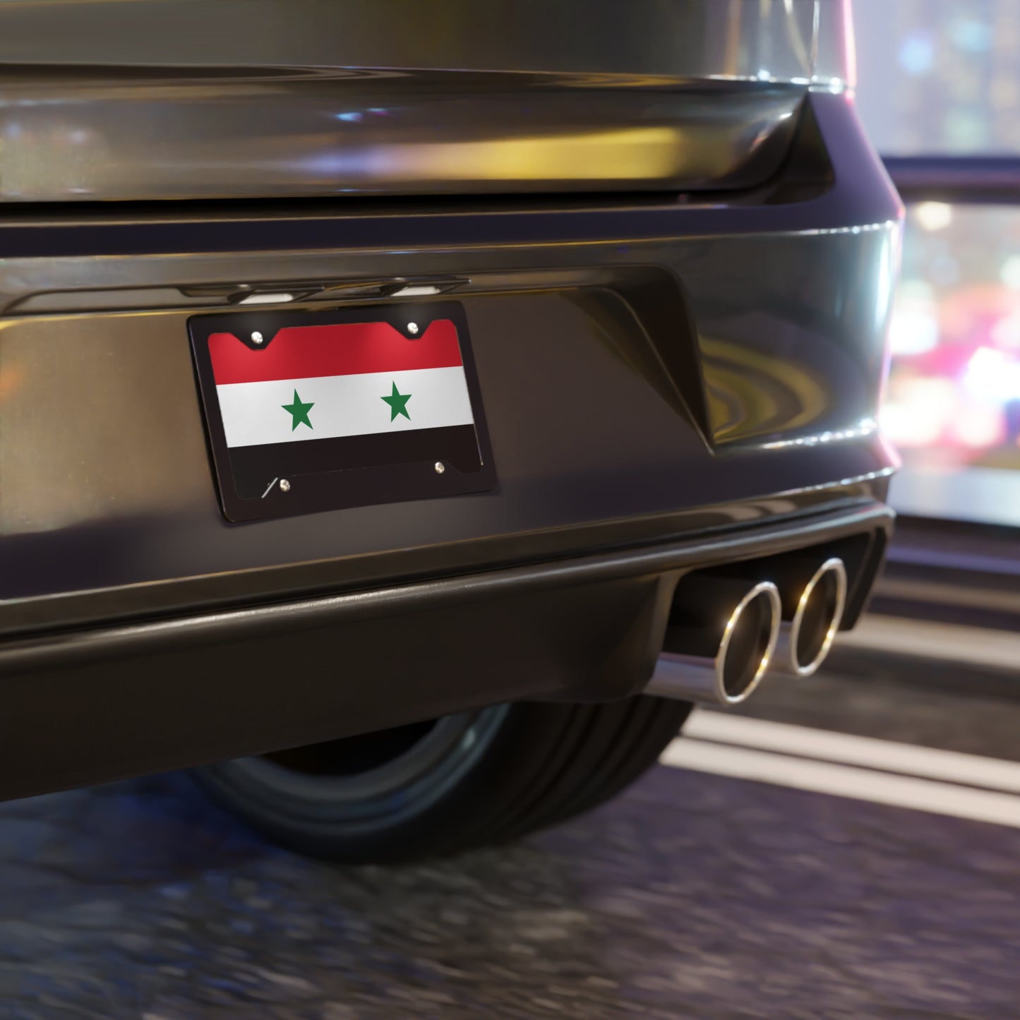 Syria Flag Vanity Plate