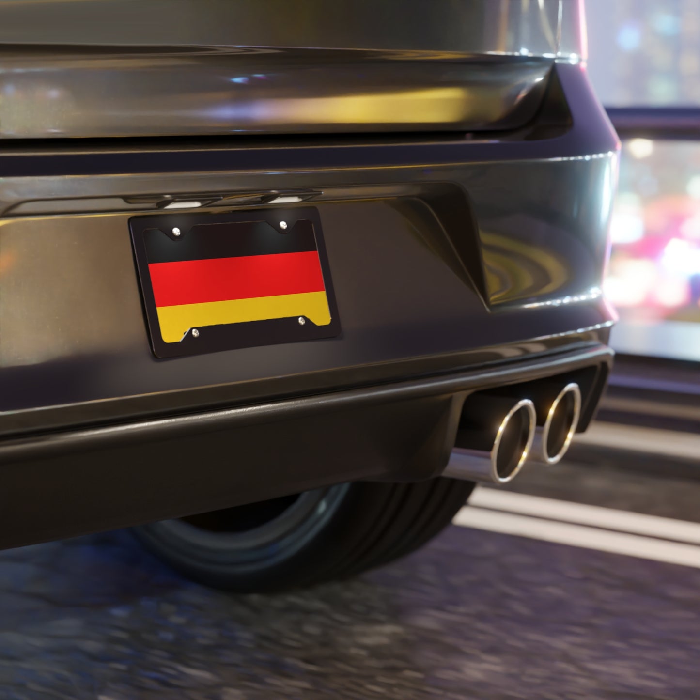 Germany Flag Vanity Plate