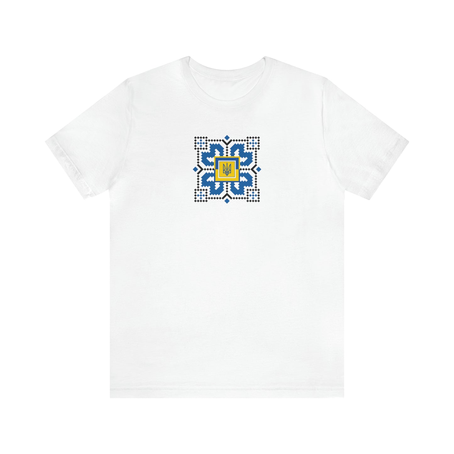 Ukrainian Symbol with a background Unisex T-Shirt