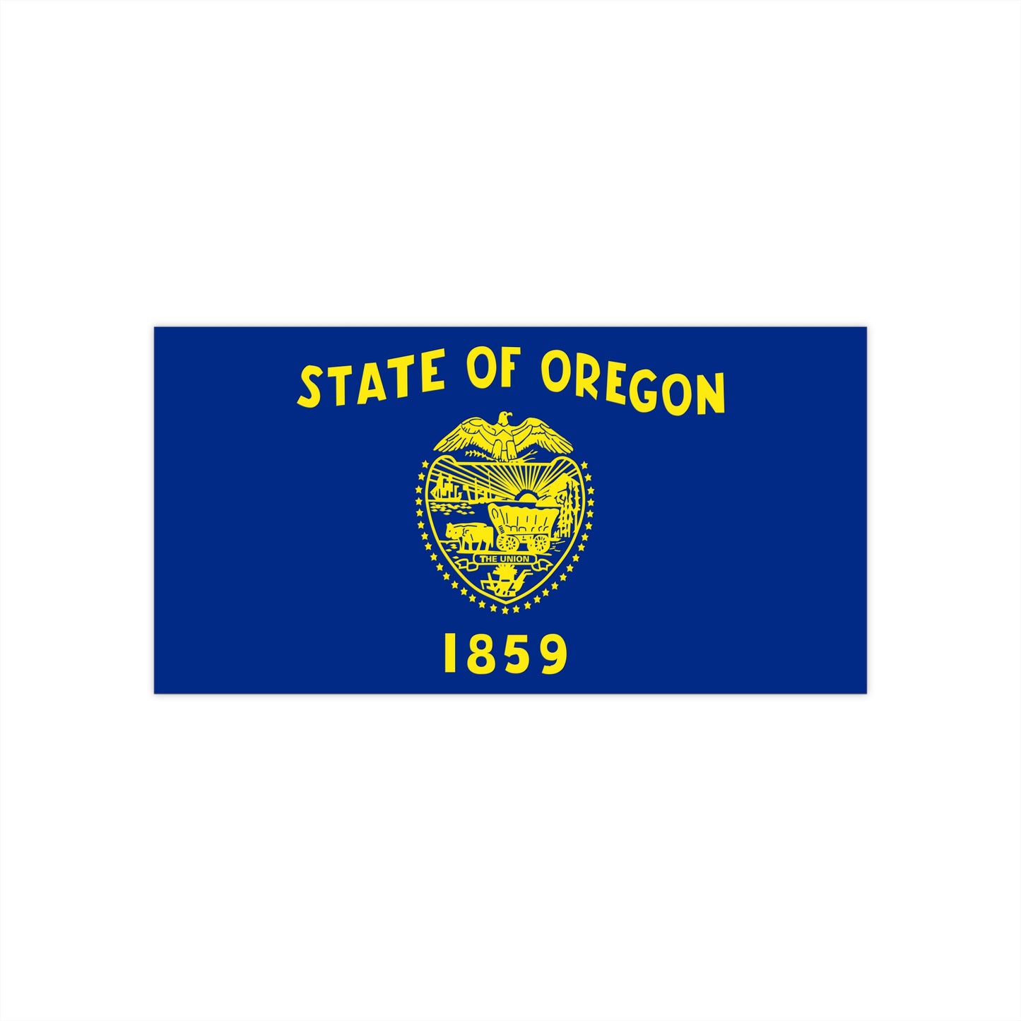 Oregon Flag Bumper Stickers