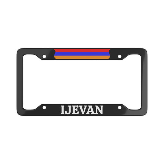 Ijevan Armenia with flag License Plate Frame