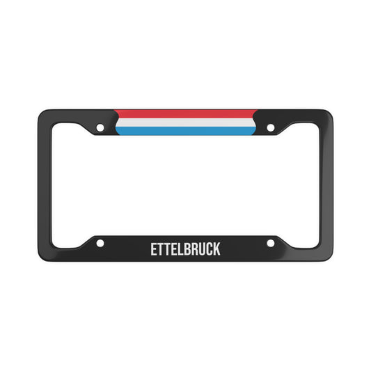 Ettelbruck Luxembourg Flag Car Plate Frame