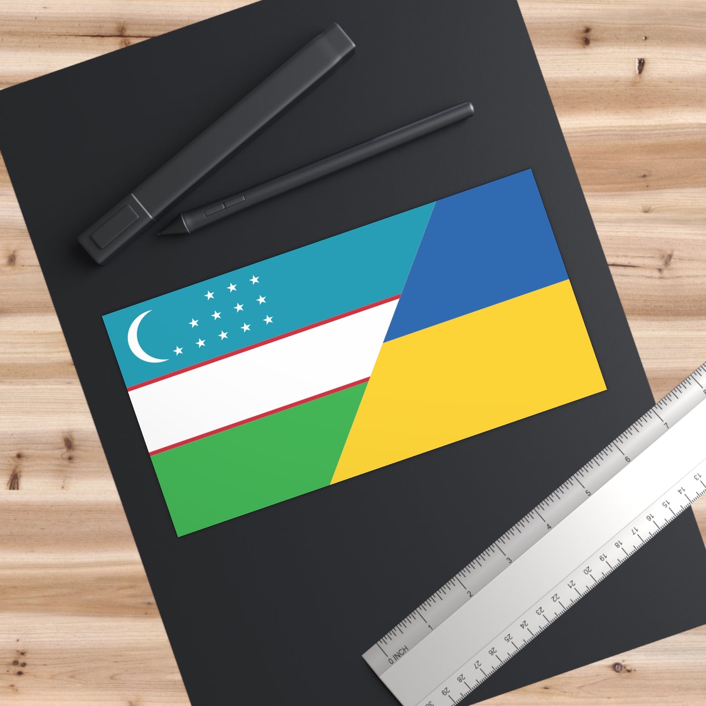 Uzbekistan supports Ukraine Bumper Stickers