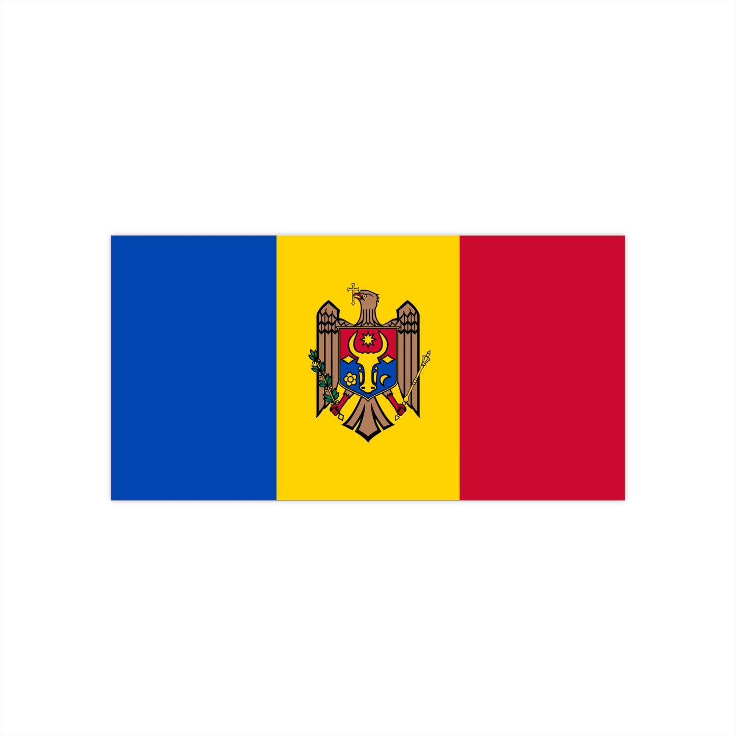 Moldova Flag Bumper Stickers