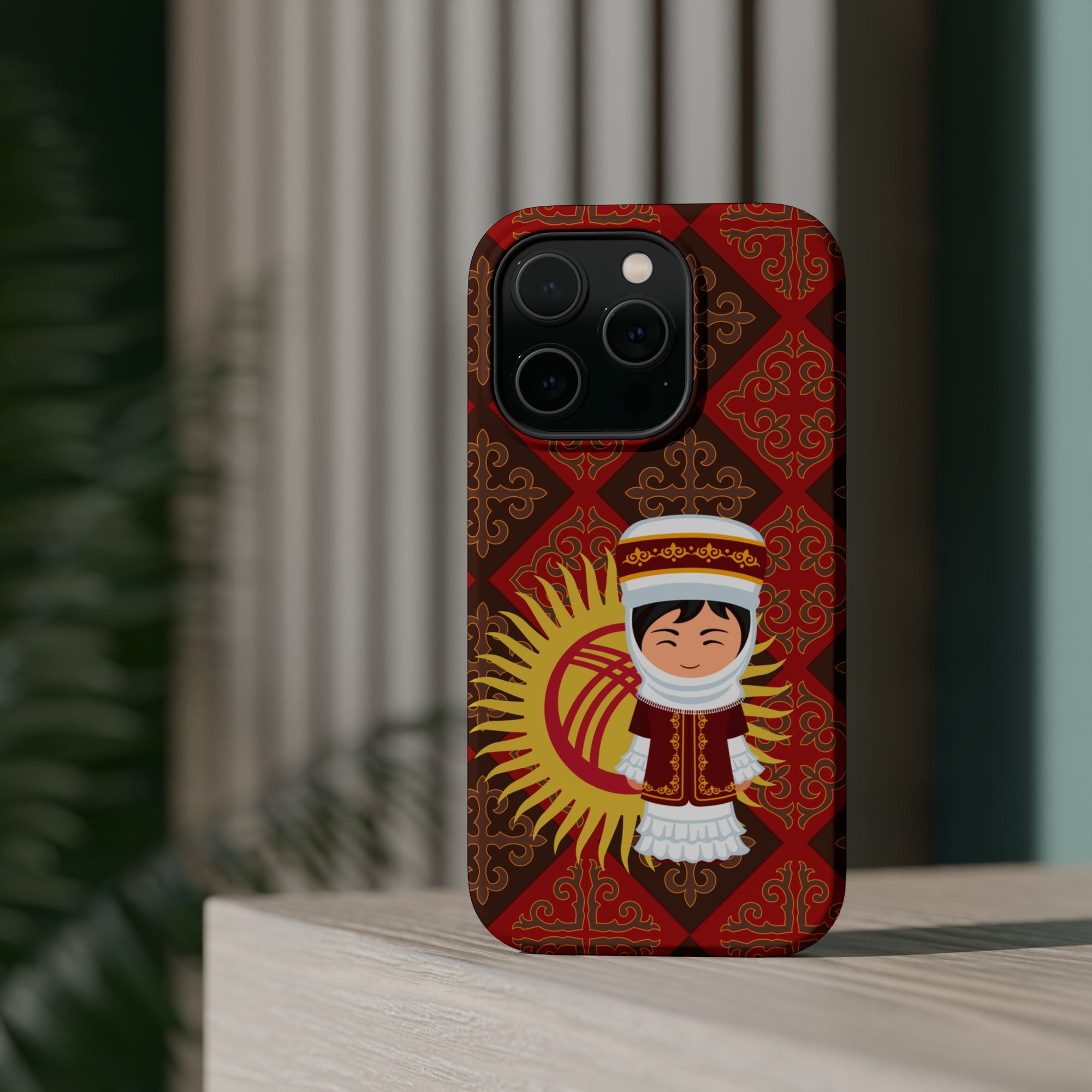 Kyrgyzstan Traditional Clothing MagSafe Tough Cases
