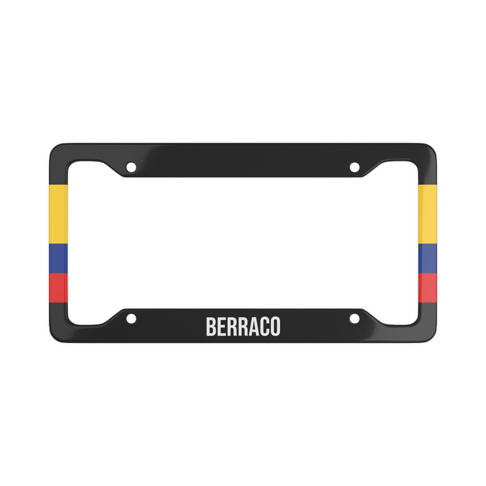 Berraco Colombia Side Flag Car Plate Frame