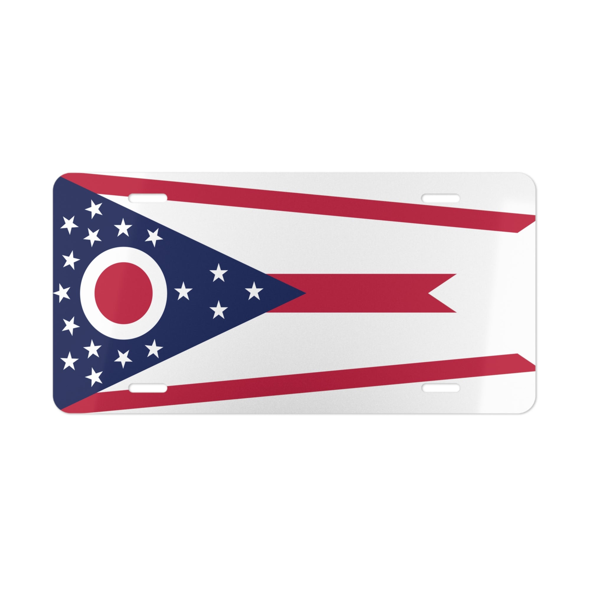 Ohio State Flag, USA Vanity Plate