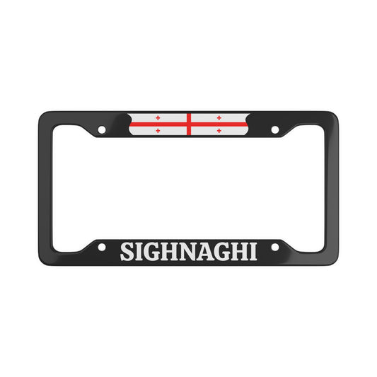 Sighnaghi Georgia License Plate Frame