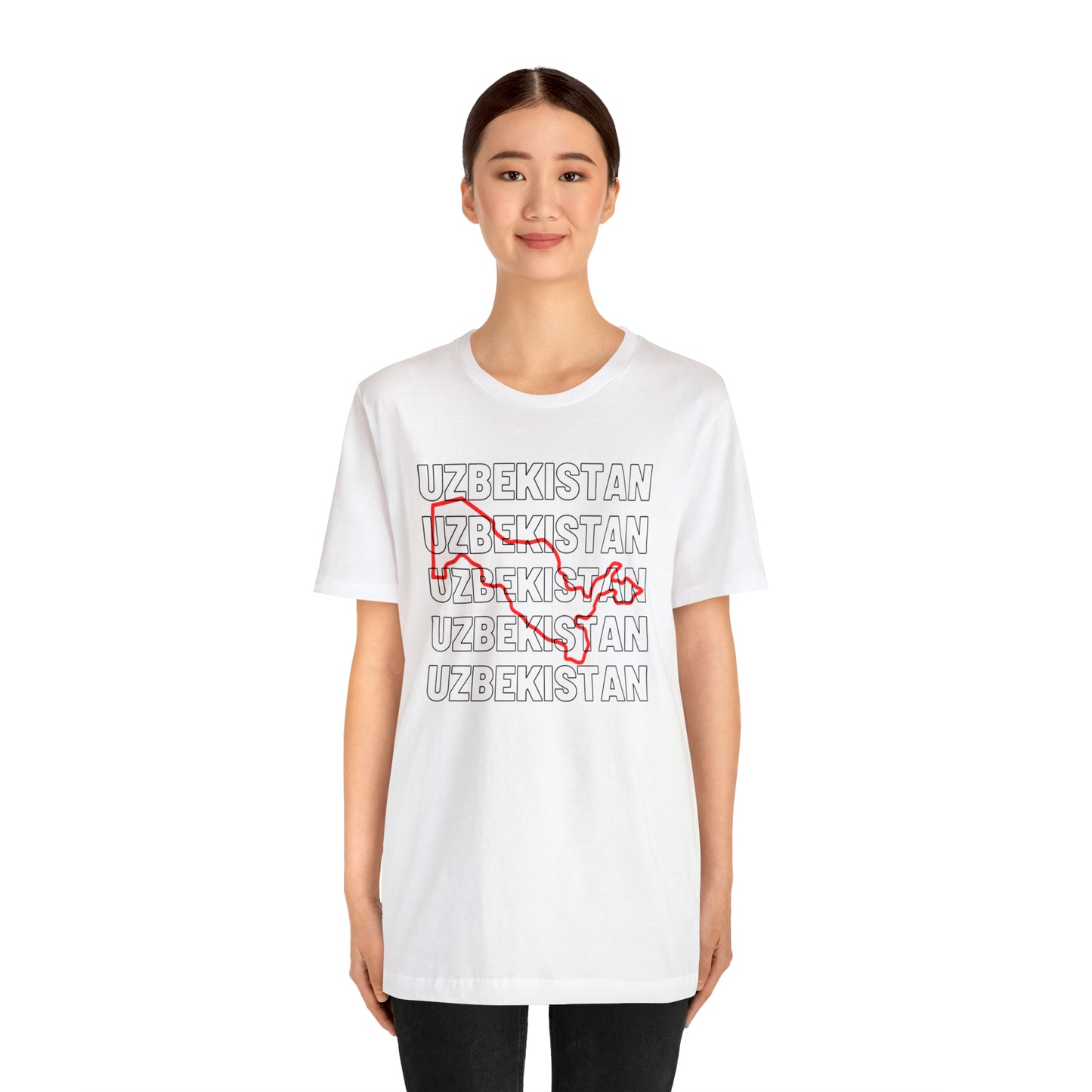 UZBEKISTAN Map Unisex T-Shirt