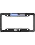 Greece Thin Blue Line Flag Car License Plate Frame