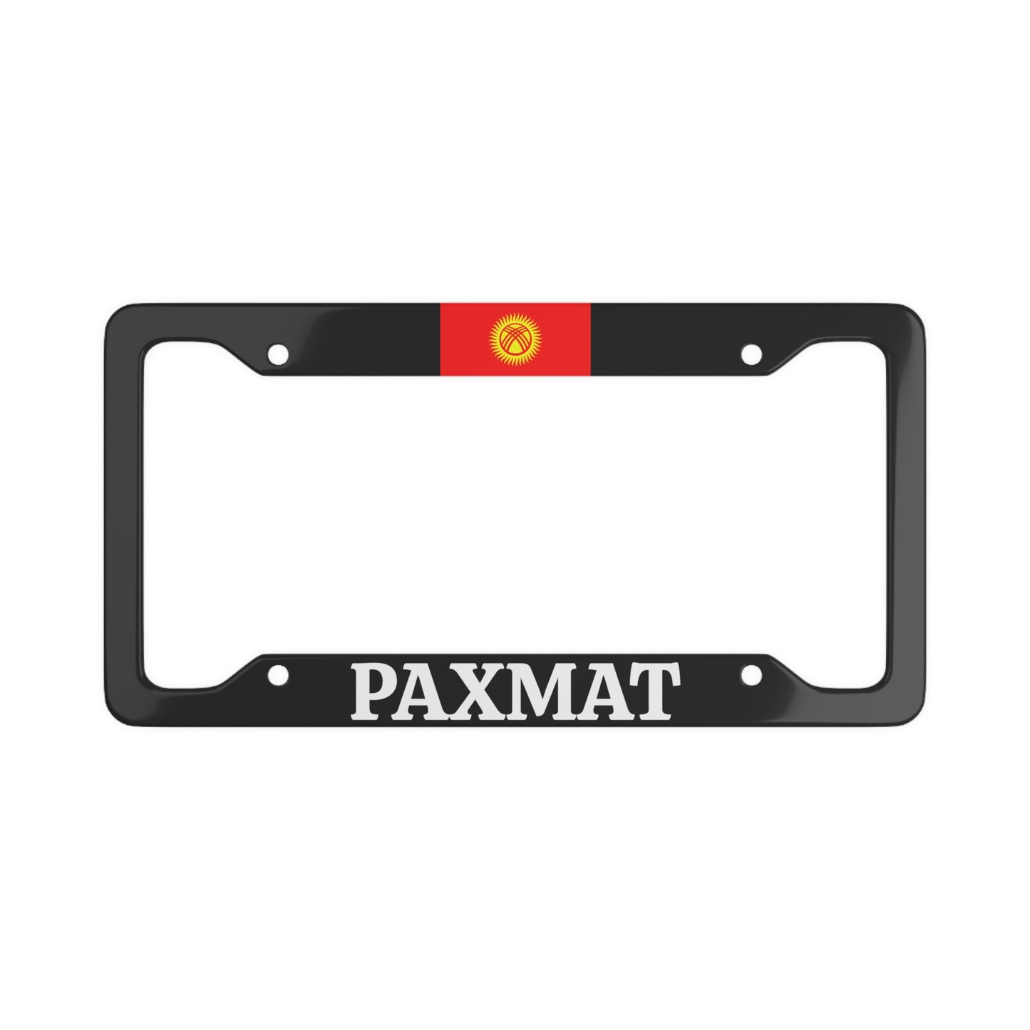 RAHMAT with flag License Plate Frame