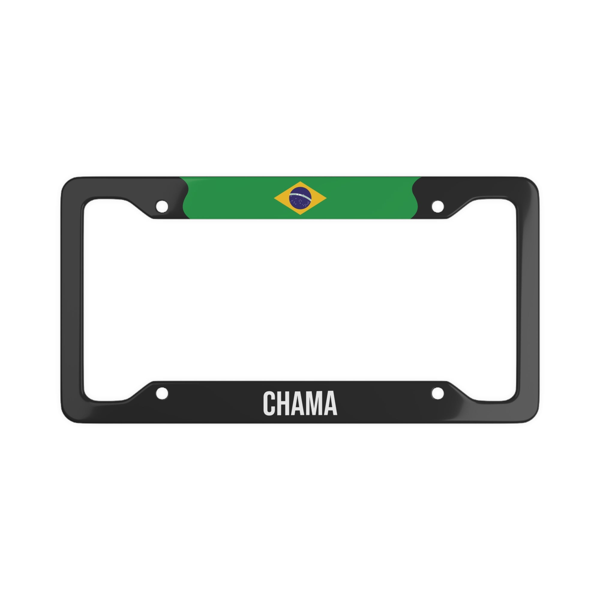 Chama Brazil Car Plate Frame