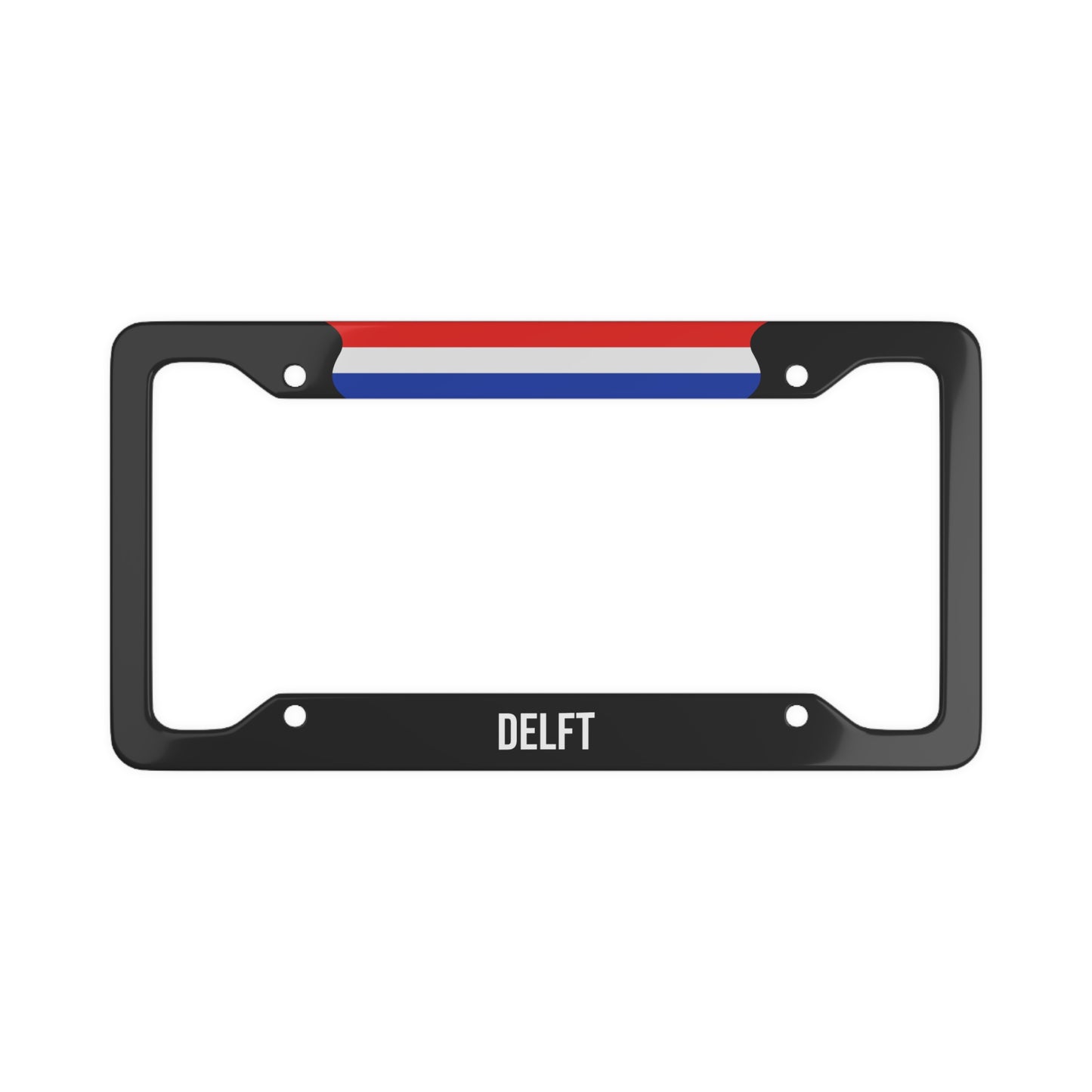 Delft Netherlands Flag Car Plate Frame