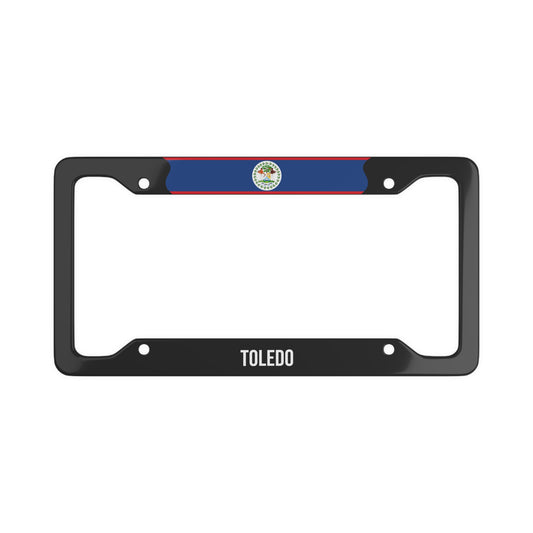 Toledo Belize Premium License Plate Frame