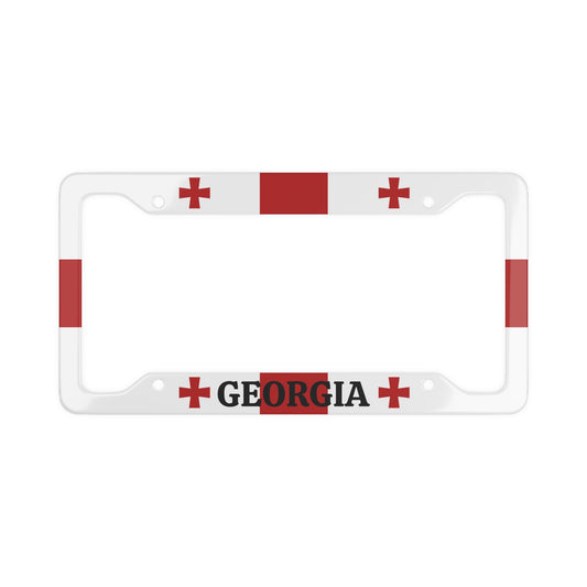 Georgia Colorful License Plate Frame