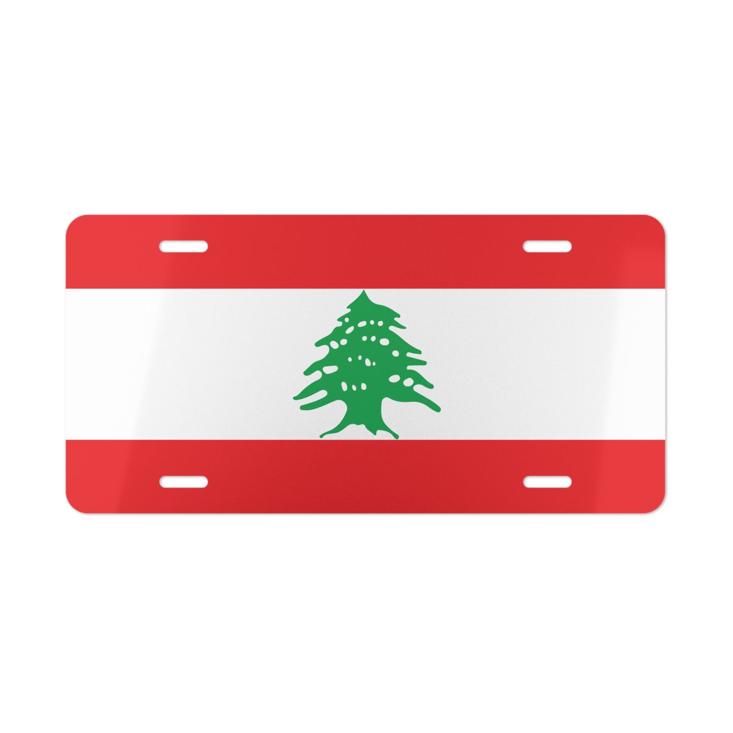 Lebanon Flag Vanity Plate