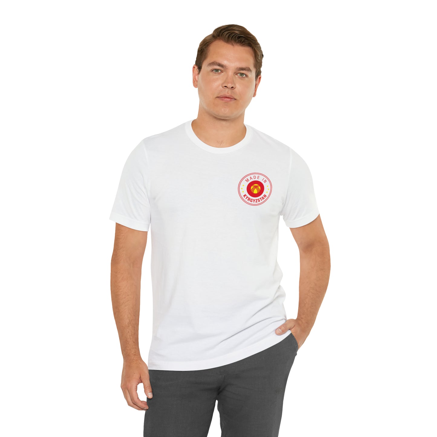 Made in Kyrgyzstan Unisex Jersey Short Sleeve Tee