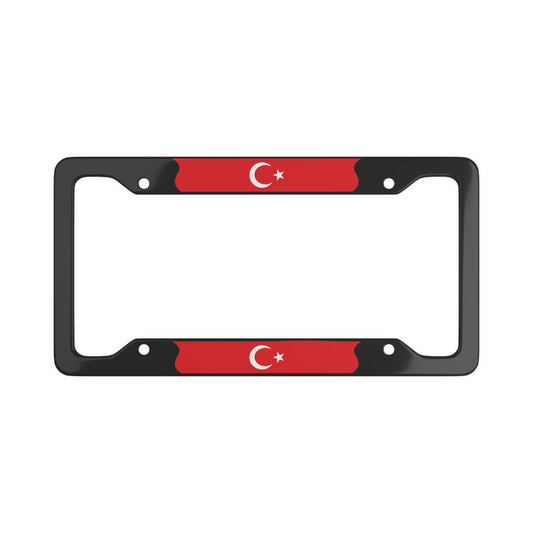 Turkey Double Side Flag License Plate Frame