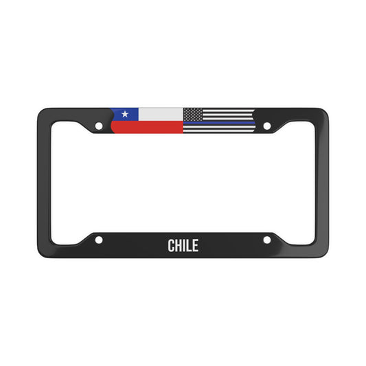 Chile US Law Enforcement Premium License Plate Frame