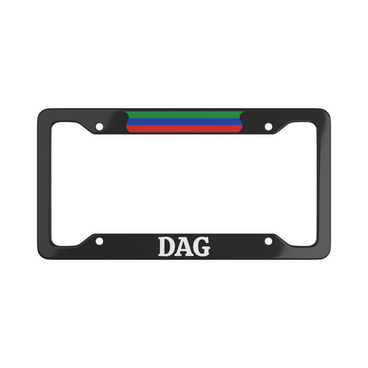 Dag License Plate Frame