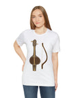 Kobyz Front and Kazakh Back Unisex Jersey Short Sleeve Tee