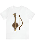 Kobyz Front and Kazakh Back Unisex Jersey Short Sleeve Tee