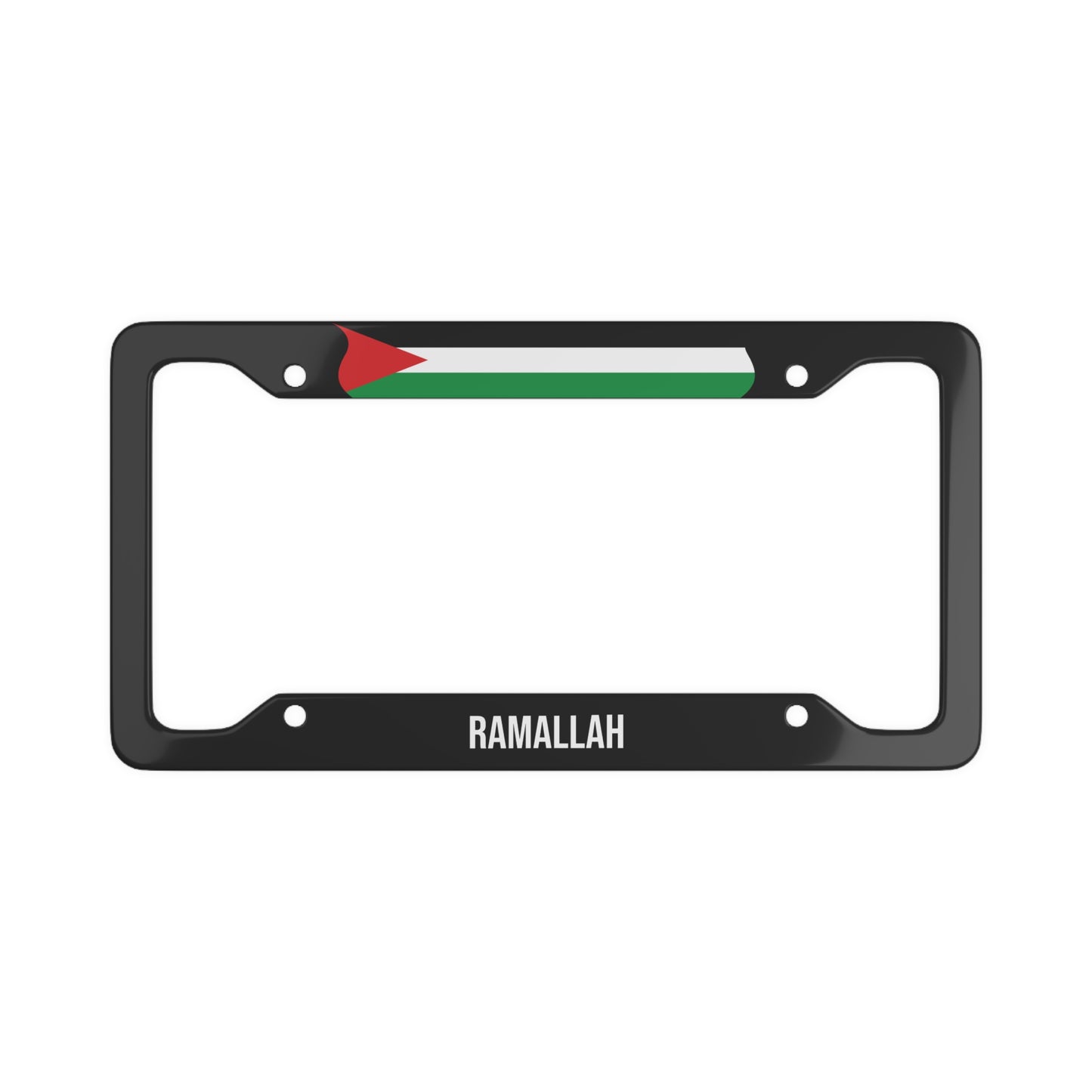 Ramallah Palestine Premium License Plate Frame