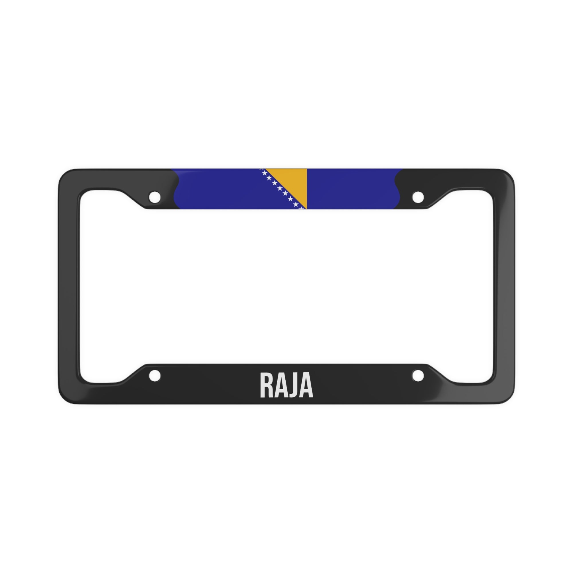 Raja, Bosnia Flag Car Frame