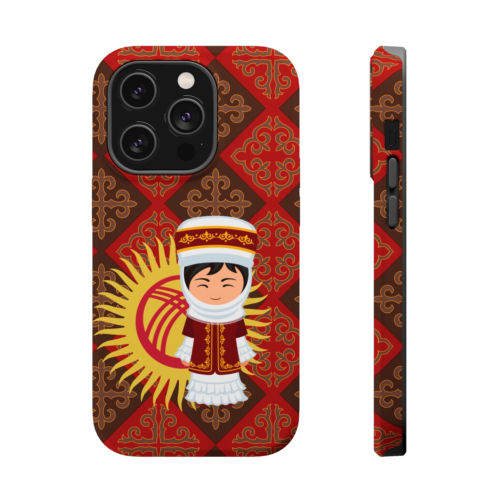 Kyrgyzstan Traditional Clothing MagSafe Tough Cases