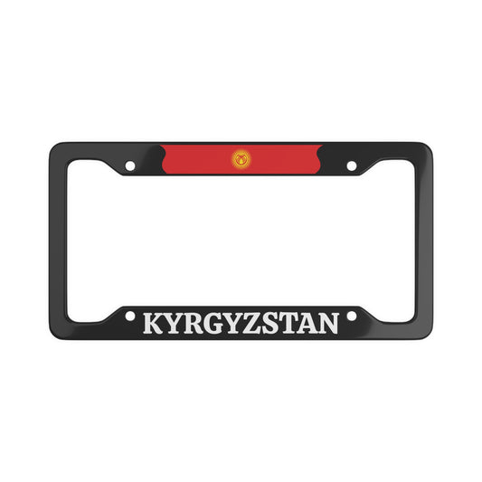 Kyrgyzstan New Flag License Plate Frame