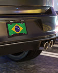 Brazil Flag Vanity Plate