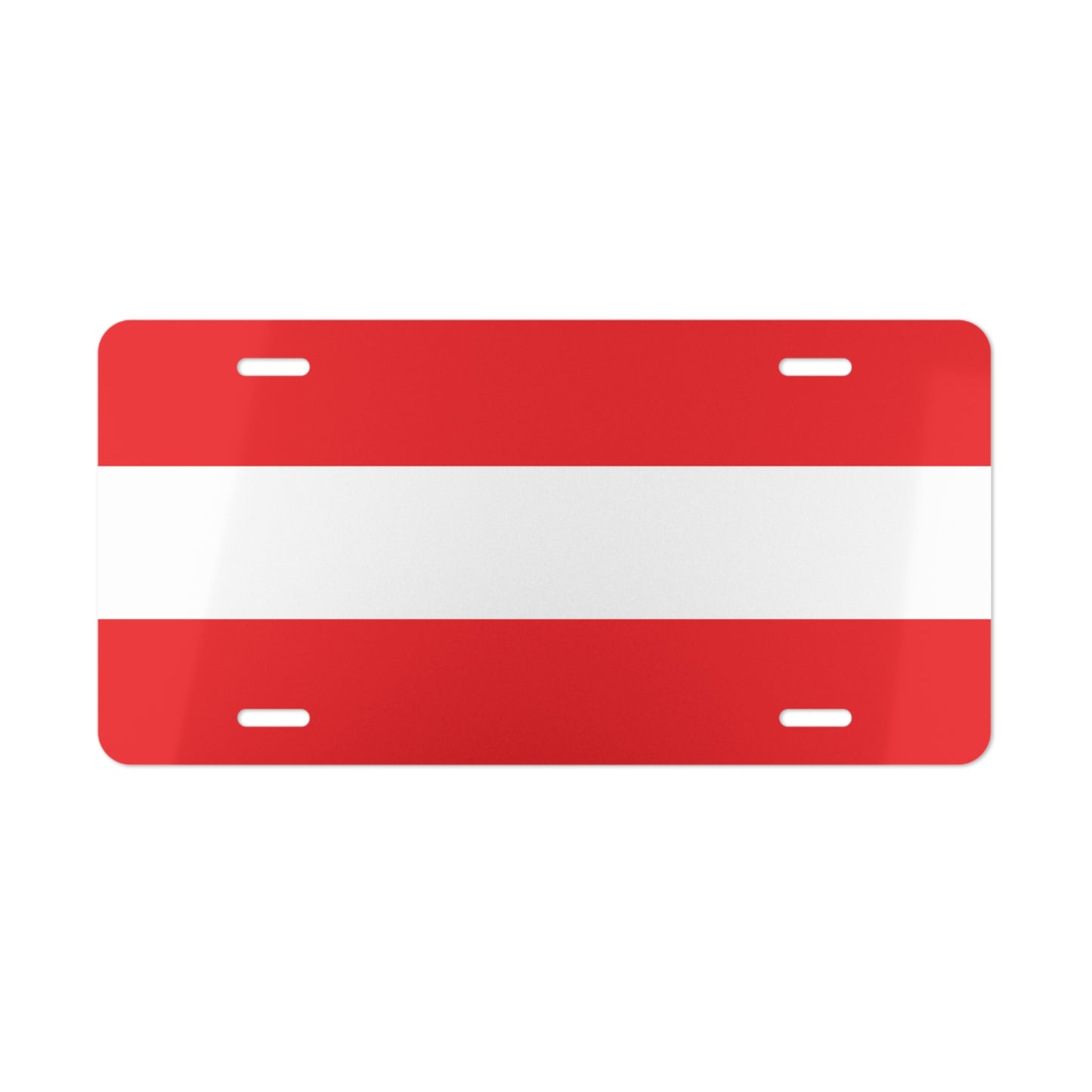 Austria Flag Vanity Plate