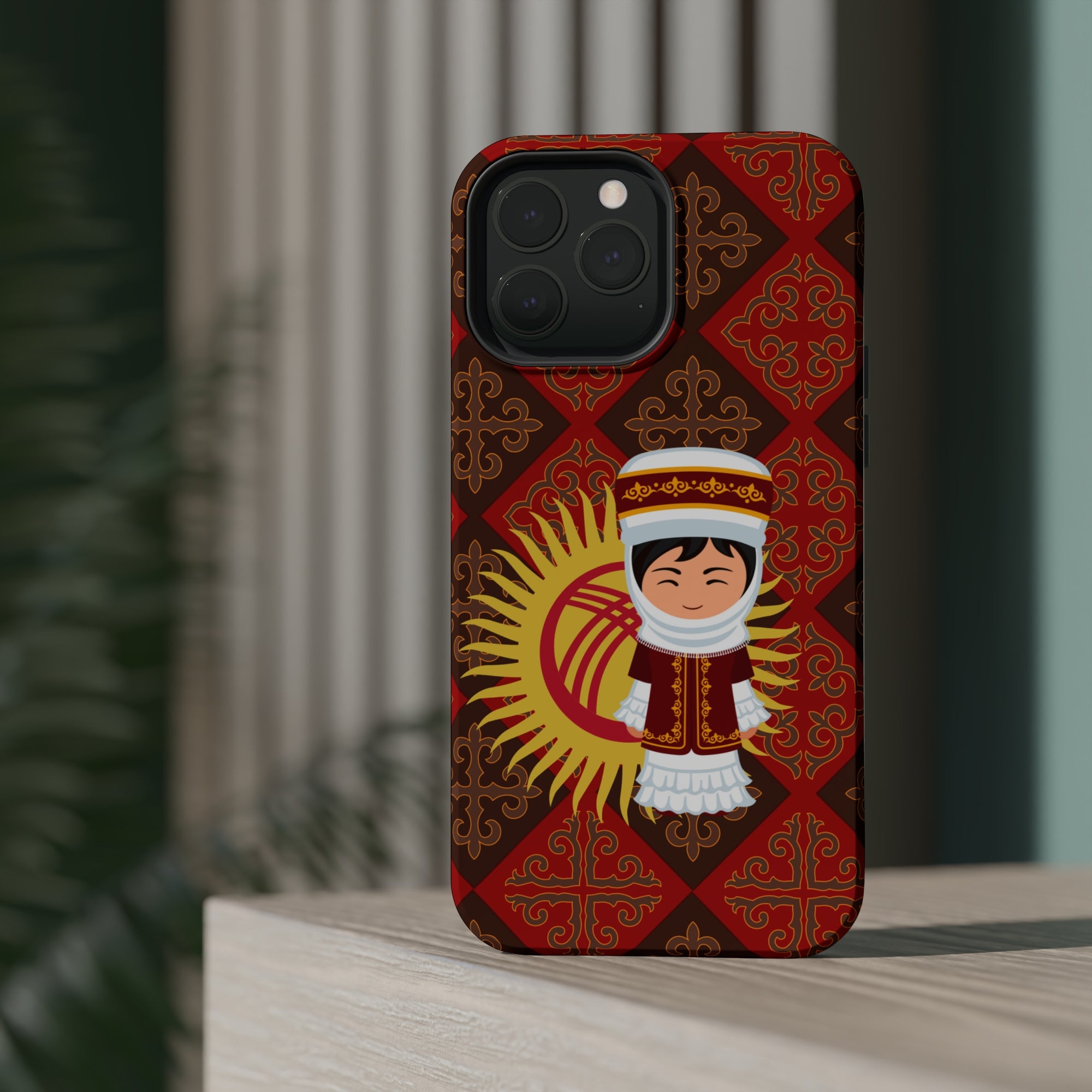 Kyrgyzstan Traditional Clothing MagSafe Tough Cases