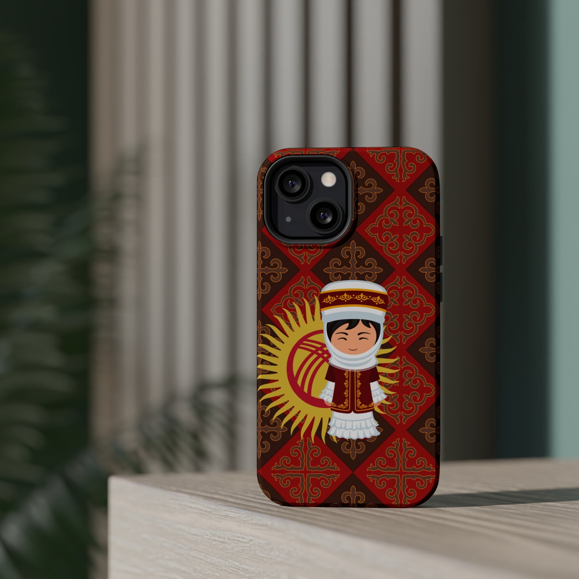Kyrgyzstan Traditional Clothing MagSafe Tough Cases