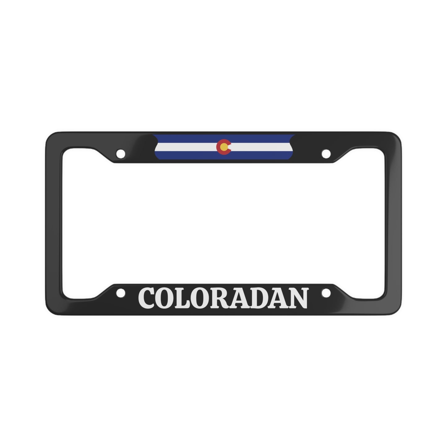 Coloradan, Colorado State, USA License Plate Frame