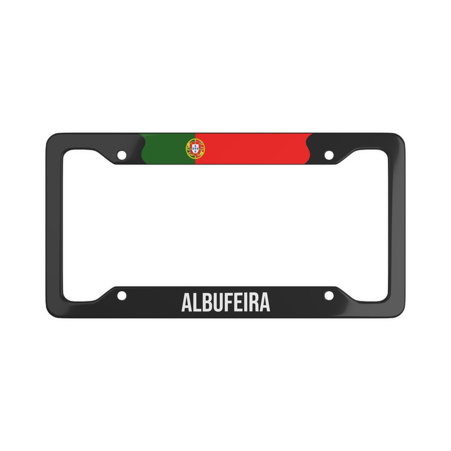 Albufeira Portugal Flag Car Plate Frame