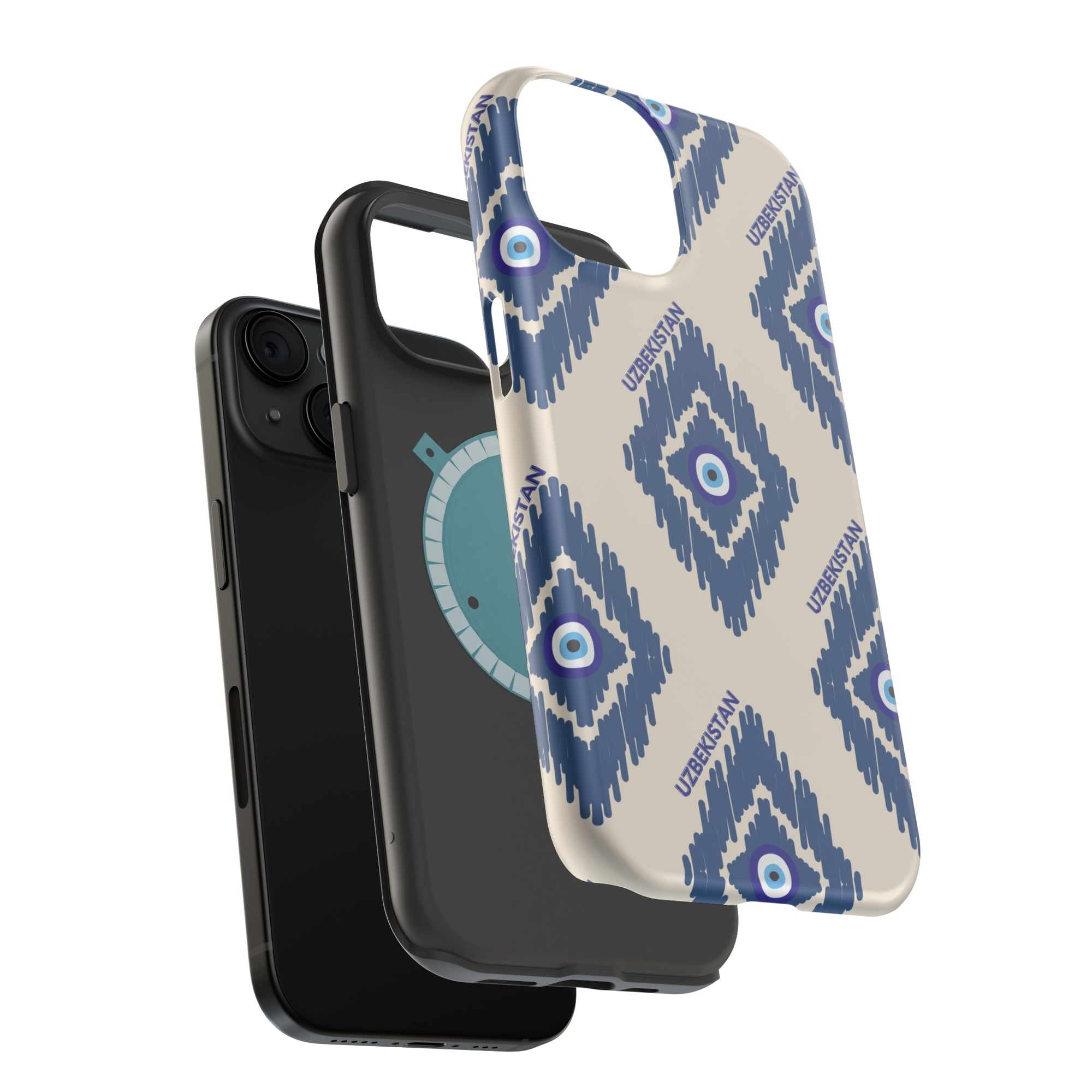 Blue Evil Eye Protection UZB MagSafe Tough Cases