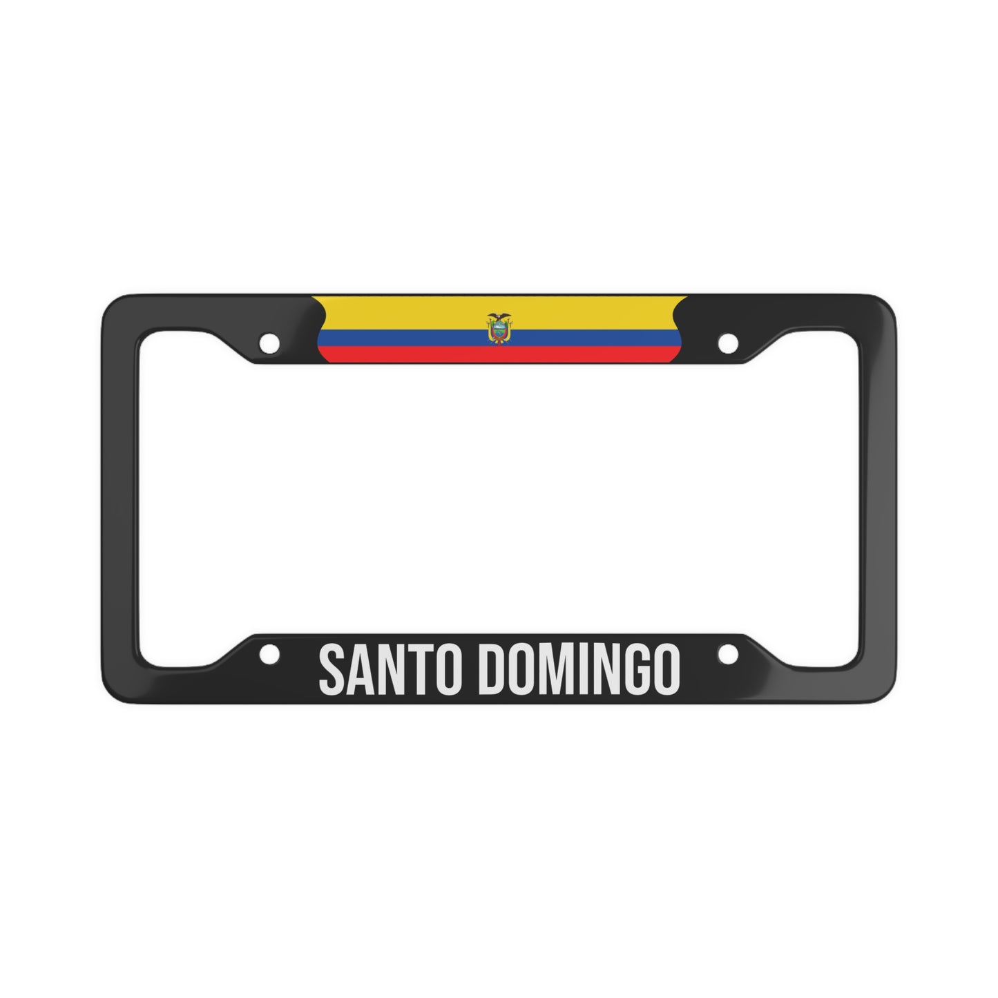 Santo Domingo Ecuador Car Plate Frame