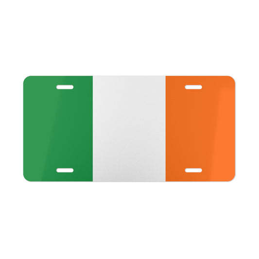 Ireland Flag Vanity Plate