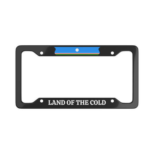 Land of the Cold Sakha License Plate Frame