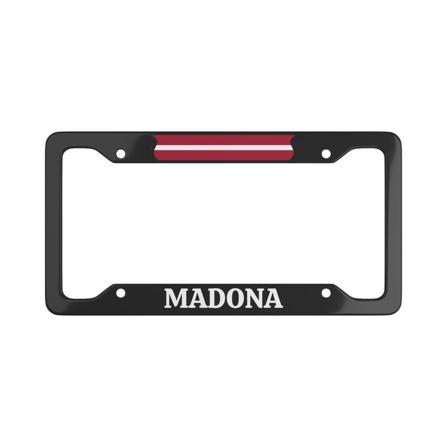 Madona, Latvia License Plate Frame