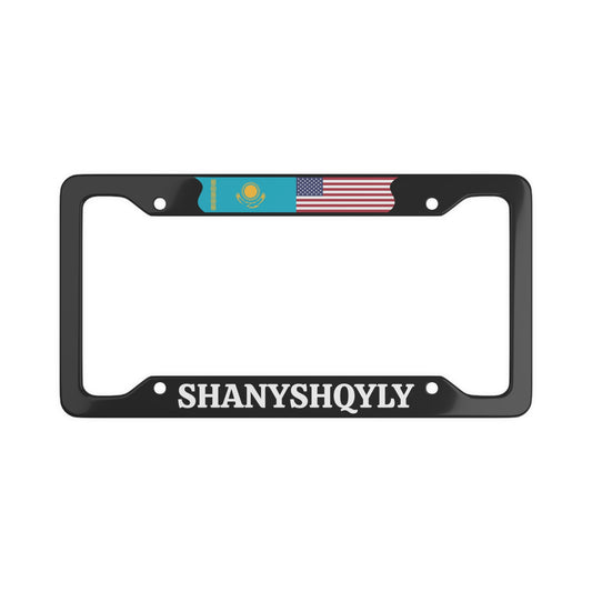 SHANYSHQYLY with flag License Plate Frame