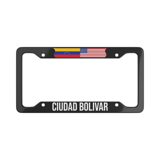 Ciudad Bolivar, Venezuela Car Plate Frame