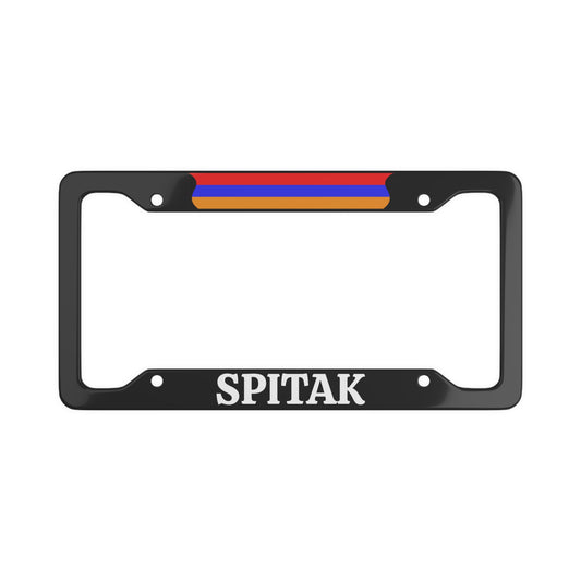 Spitak License Plate Frame