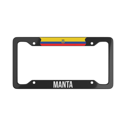 Manta Ecuador Car Plate Frame