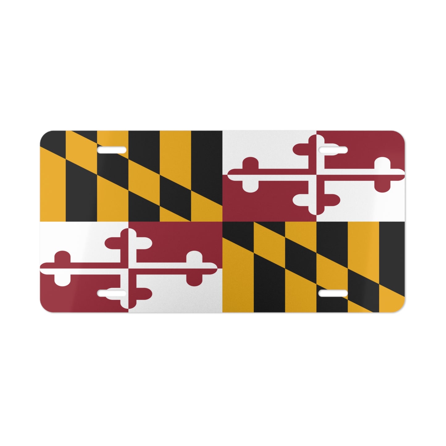 Maryland State Flag, USA Vanity Plate