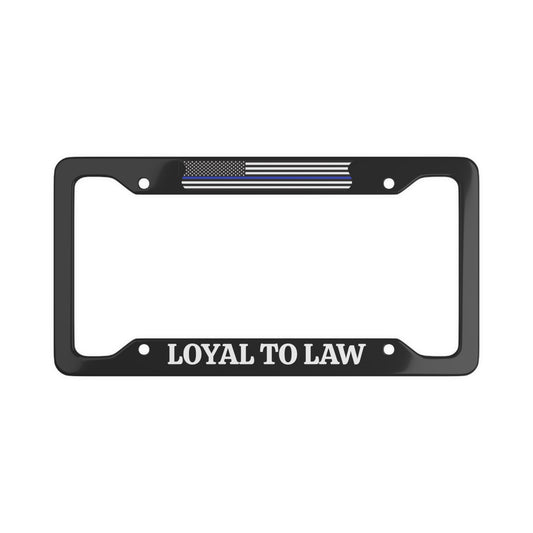Loyal to Law US Law Enforcement Appreciation License Plate Frame